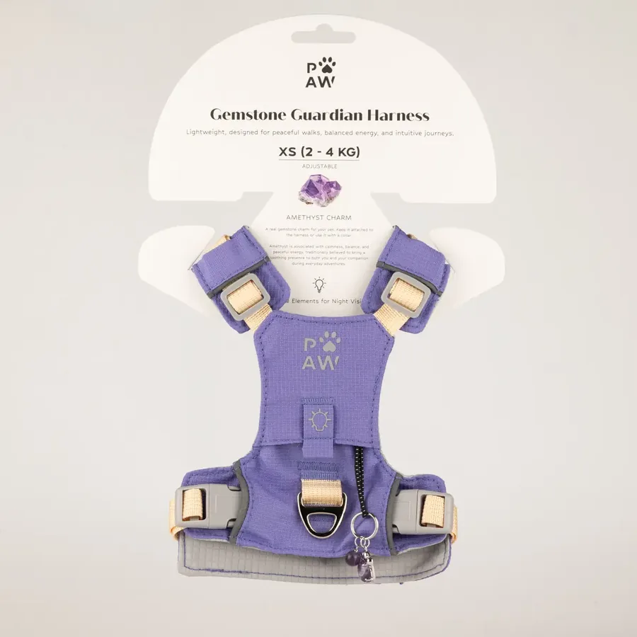 Arnés de paso Guardian — XS (2-4 kg) · Lavanda · Amatista